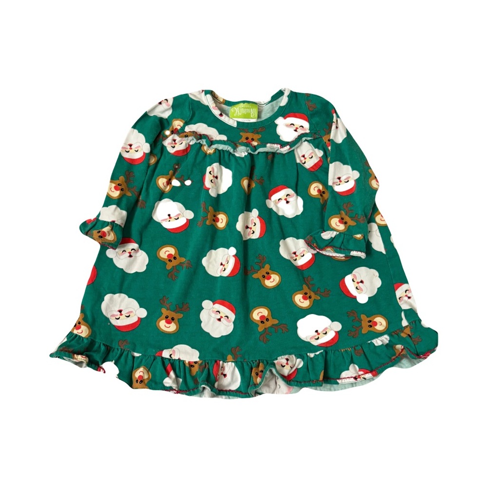 Classic Whimsy Girls Christmas Dress